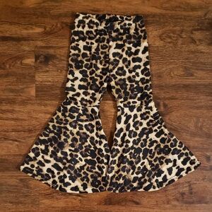 Leopard Print Bell Bottoms 12-24M